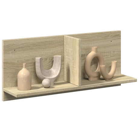 Vidaxl wandkast 70x16,5x30 cm bewerkt hout sonoma eikenkleurig