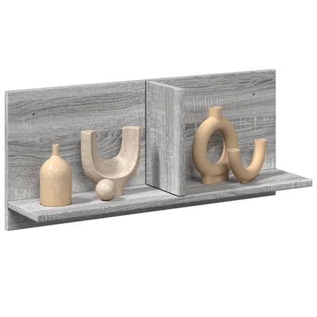 Vidaxl wandkast 70x16,5x30 cm bewerkt hout grijs sonoma eiken