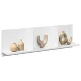 Vidaxl wandkast 100x16,5x30 cm bewerkt hout wit