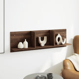 Vidaxl wandkast 100x16,5x30 cm bewerkt hout bruin eikenkleur