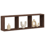 Vidaxl wandkast 100x16x30 cm bewerkt hout bruin eikenkleur