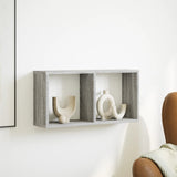 Vidaxl wandkast 60x16x30 cm bewerkt hout grijs sonoma eiken