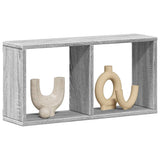 Vidaxl wandkast 60x16x30 cm bewerkt hout grijs sonoma eiken