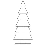 Vidaxl kerstdecoratie kerstboom 180 cm metaal zwart