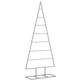 Vidaxl kerstdecoratie kerstboom 180 cm metaal zwart