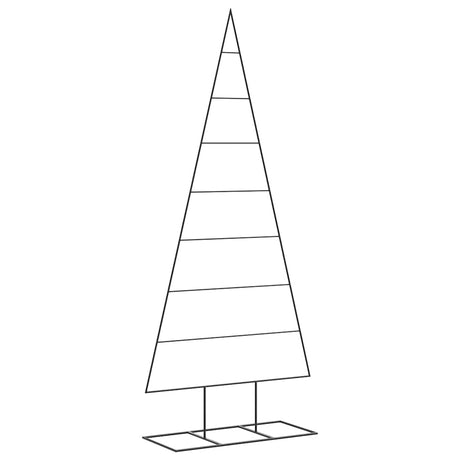 Vidaxl kerstdecoratie kerstboom 180 cm metaal zwart