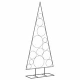 Vidaxl kerstdecoratie kerstboom 150 cm metaal zwart