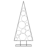 Vidaxl kerstdecoratie kerstboom 150 cm metaal zwart