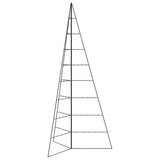 Vidaxl kerstdecoratie kerstboom 210 cm metaal zwart