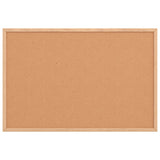 Vidaxl kurkbord met massief grenenhouten frame 60x40 cm