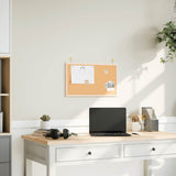 Vidaxl kurkbord met massief grenenhouten frame 60x40 cm
