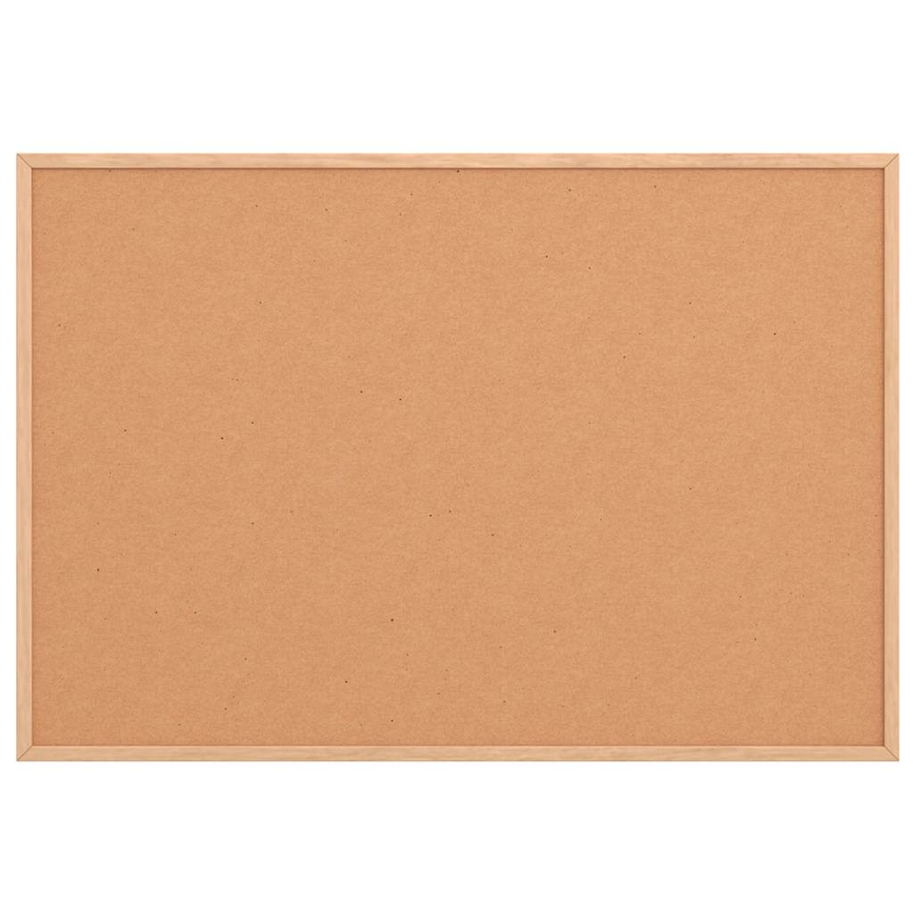Vidaxl kurkbord met massief grenenhouten frame 80x55 cm