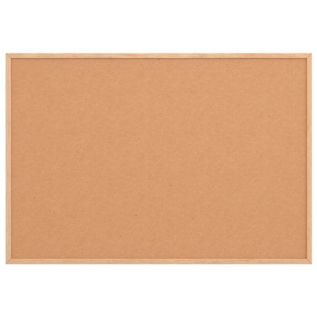 Vidaxl kurkbord met massief grenenhouten frame 80x55 cm
