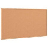 Vidaxl kurkbord met massief grenenhouten frame 100x55 cm