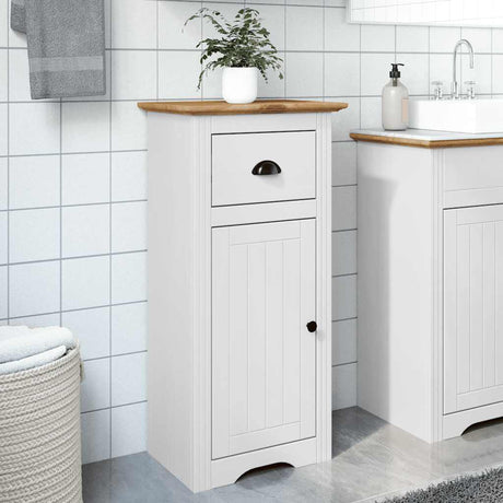 Vidaxl badkamerkast bodo 44x30x90 cm wit en bruin