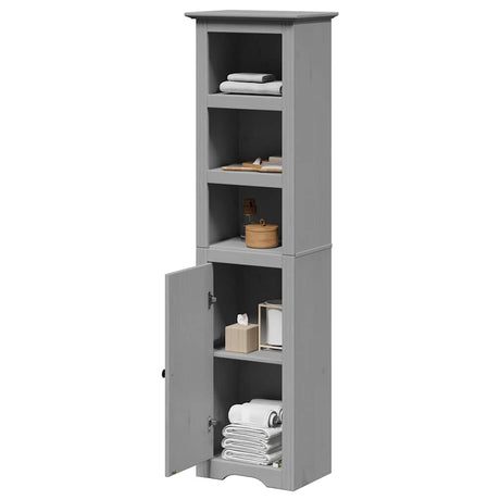 Vidaxl badkamerkast bodo 44x30x160 cm grijs