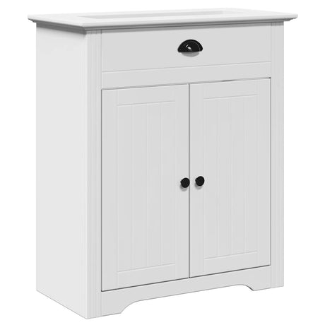 Vidaxl wastafelkast bodo 70x35x80 cm wit