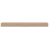 Vidaxl wandschapppen 2 st 50x23,5x4 cm bewerkt hout