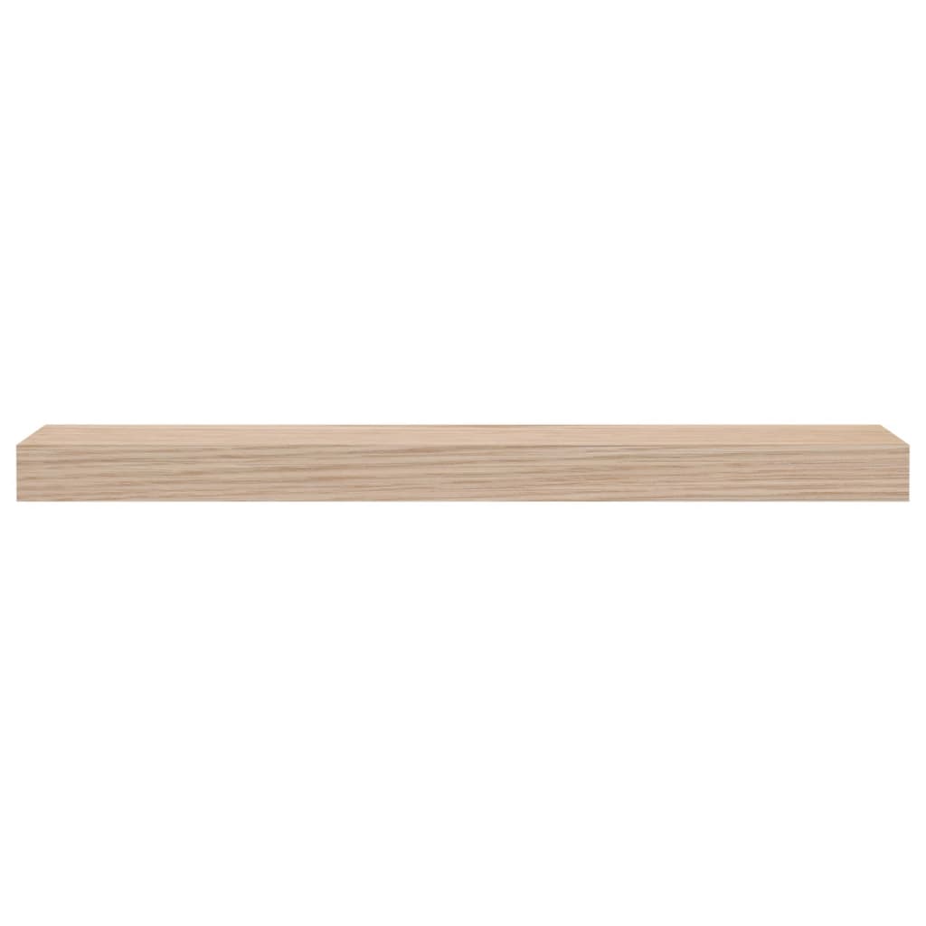 Vidaxl wandschapppen 2 st 60x23,5x4 cm bewerkt hout