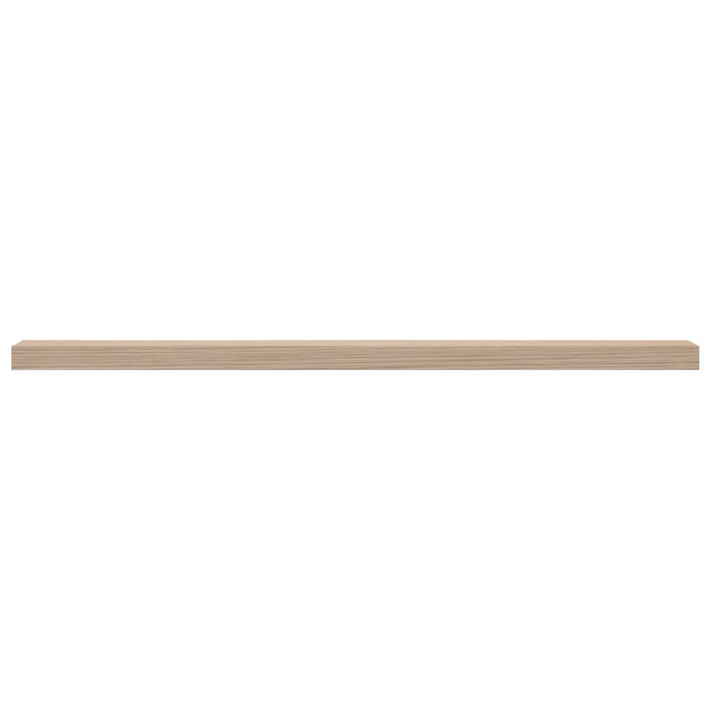 Vidaxl wandschapppen 2 st 110x23,5x4 cm bewerkt hout