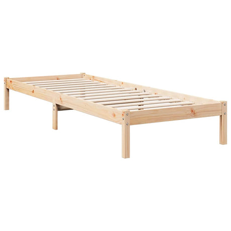Vidaxl bedframe extra lang zonder matras massief grenenhout 80x210 cm