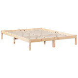 Vidaxl bedframe extra lang zonder matras massief grenenhout 140x210 cm