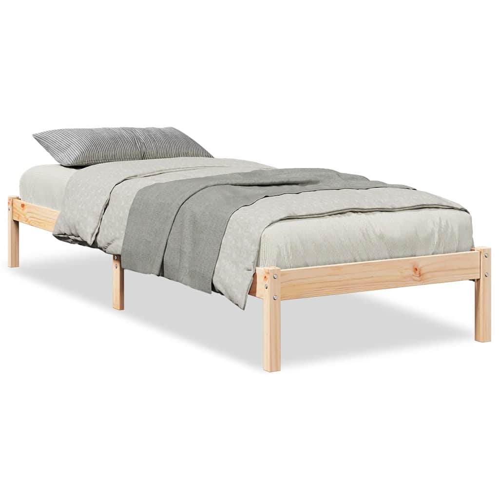 Vidaxl bedframe extra lang zonder matras massief grenenhout 90x210 cm
