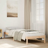 Vidaxl bedframe extra lang zonder matras massief grenenhout 90x210 cm