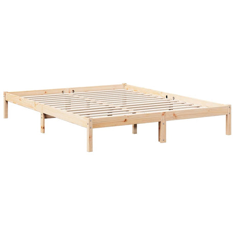 Vidaxl bedframe extra lang zonder matras massief grenenhout 160x220 cm