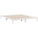 Vidaxl bedframe extra lang zonder matras grenenhout wit 180x220 cm