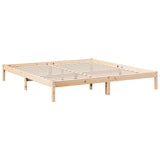 Vidaxl bedframe extra lang zonder matras massief grenenhout 200x220 cm