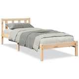 Vidaxl bedframe extra lang zonder matras massief grenenhout 100x210 cm