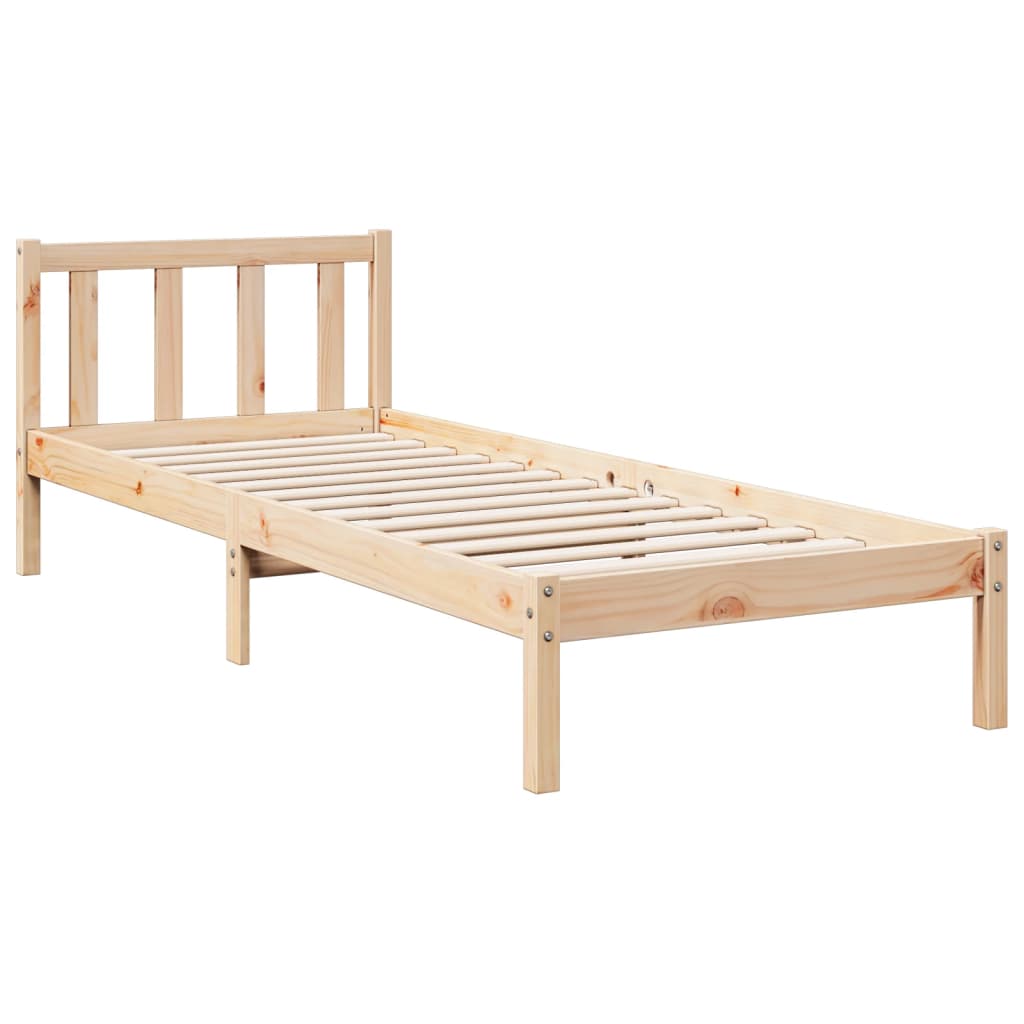 Vidaxl bedframe extra lang zonder matras massief grenenhout 100x220 cm