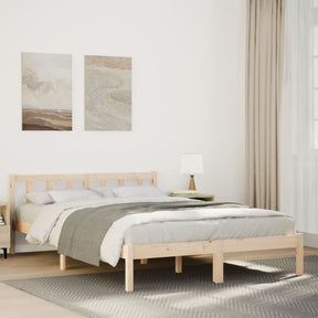 Vidaxl bedframe extra lang zonder matras massief grenenhout 160x220 cm