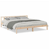 Vidaxl bedframe extra lang zonder matras massief grenenhout 180x220 cm