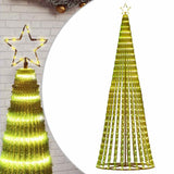 Vidaxxl LED-Weihnachtsbaum 475 LEDs warmweiß 247 cm