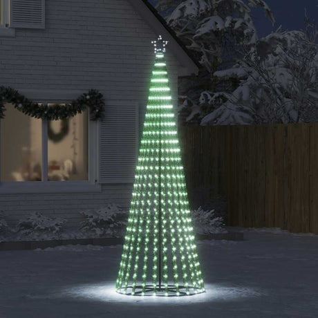 Vidaxxl LED-Weihnachtsbaum 475 LEDs kaltweiß 247 cm