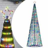 VidaXL Lichtkegel 475 mehrfarbige LEDs 247 cm