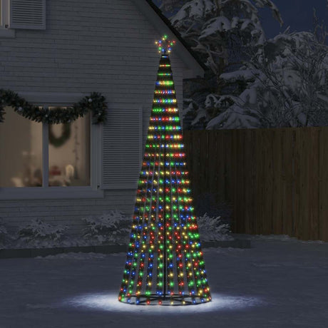 Vidaxxl LED-Weihnachtsbaum 475 LEDs bunt 247 cm
