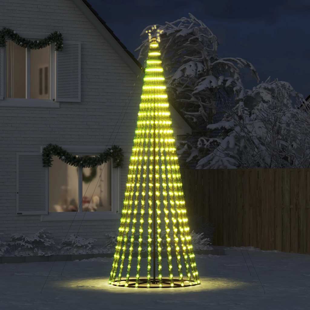 Vidaxxl LED-Weihnachtsbaum 1028 LEDs warmweiß 403 cm