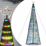Vidaxxl LED-Weihnachtsbaum 1028 LEDs bunt 403 cm