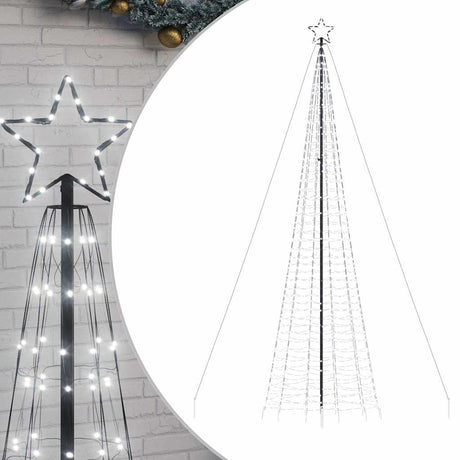 VidaXL LED-Weihnachtsbaum mit Spießen 1534 LEDs 500 cm kaltweiß