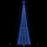 Vidaxxl LED-Weihnachtsbaum mit Spitzen 1534 LEDs 500 cm blau