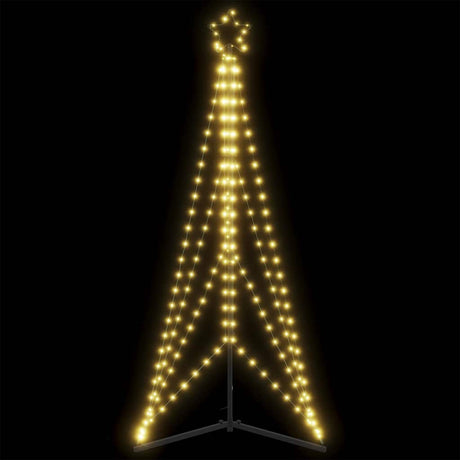 Vidaxxl LED-Weihnachtsbaum 363 LEDs warmweiß 182 cm