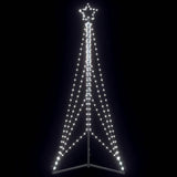 Vidaxxl LED-Weihnachtsbaum 483 LEDs kaltweiß 240 cm