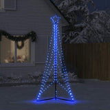 Vidaxxl LED-Weihnachtsbaum 483 LEDs 240 cm blau