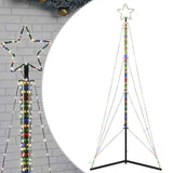 Vidaxxl LED-Weihnachtsbaum 483 LEDs bunt 240 cm