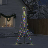 Vidaxxl LED-Weihnachtsbaum 483 LEDs bunt 240 cm
