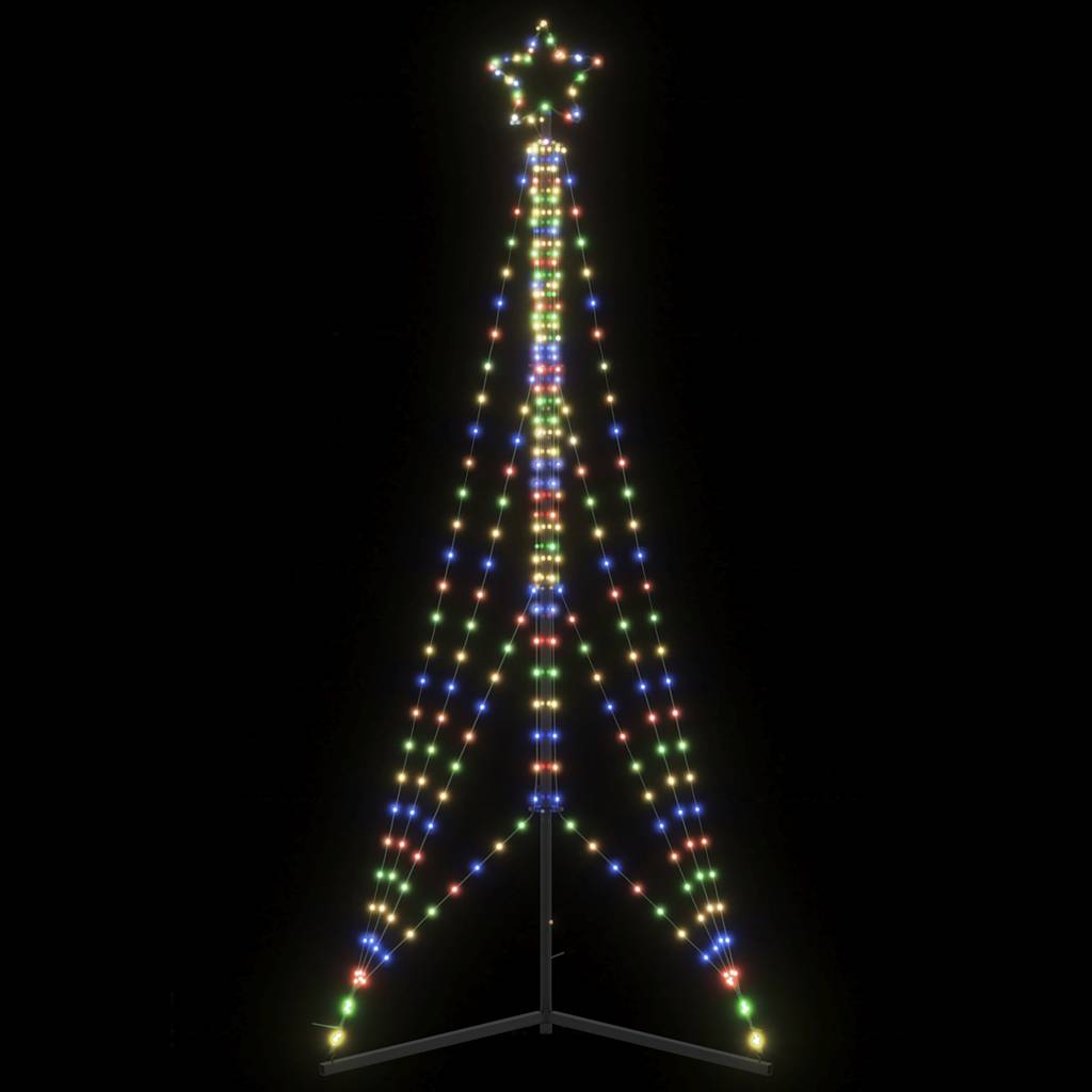 Vidaxxl LED-Weihnachtsbaum 483 LEDs bunt 240 cm