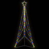 Vidaxxl LED-Weihnachtsbaum 483 LEDs bunt 240 cm